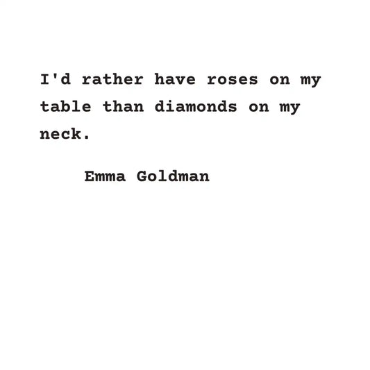 Roses on my Table Quote