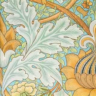 Blue Frond Wallpaper